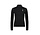 Women’S Cascade Merino Base Layer Mock Neck Long Sleeve - Black