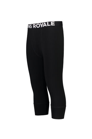 Mons Royale Men’S Cascade Merino Base Layer ¾ Legging - Black Mons Royale Men’S Cascade Merino Base Layer ¾ Legging - Black