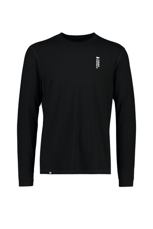 Mons Royale Men’S Cascade Merino Base Layer Long Sleeve - Black Mons Royale Men’S Cascade Merino Base Layer Long Sleeve - Black