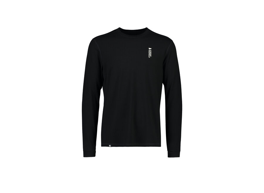 Men’s Cascade Merino Base Layer Long Sleeve - Black