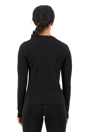 Mons Royale Women’S Cascade Merino Base Layer Long Sleeve - Black Mons Royale Women’S Cascade Merino Base Layer Long Sleeve - Black