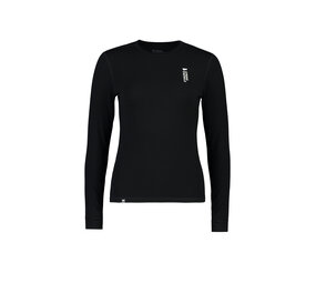 Mons Royale Women’s Cascade Merino Base Layer Long Sleeve - Black