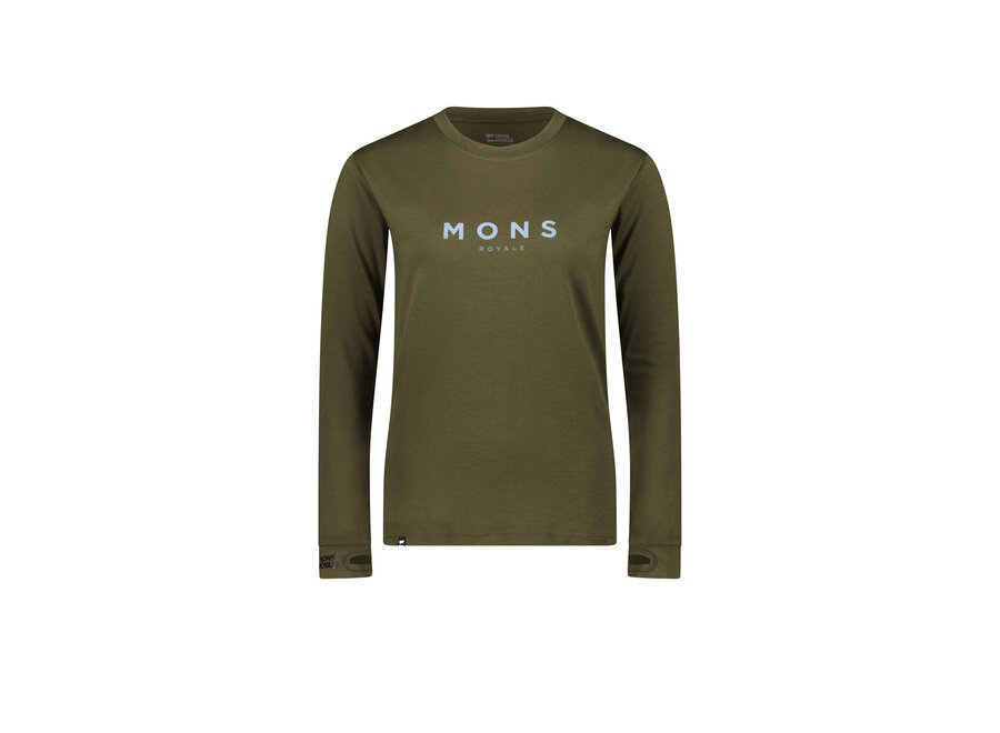 MONS ROYALE Women's 200 Yotei Merino L/S Crew