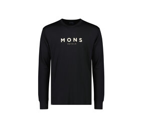 Mons Royale Men’s Yotei Merino Classic Long Sleeve - Black