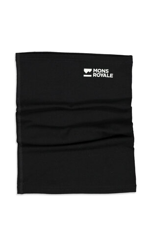 Mons Royale Unisex Daily Dose Merino Neckwarmer – Black Mons Royale Unisex Daily Dose Merino Neckwarmer – Black