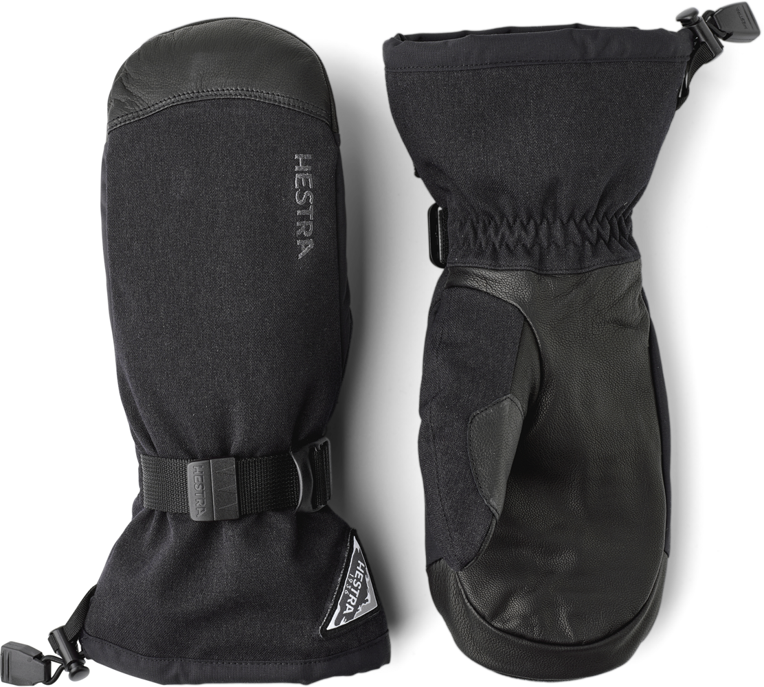 Hestra Powder Gauntlet Mitt - Black Hestra Powder Gauntlet Mitt - Black