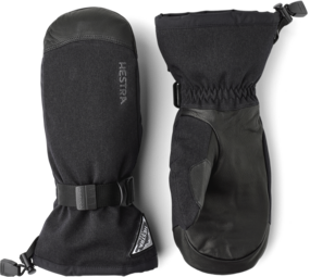 Hestra Powder Gauntlet Mitt - Black