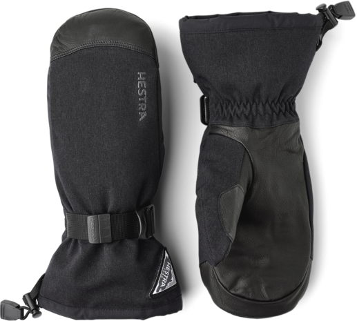 Hestra Powder Gauntlet Mitt - Black Hestra Powder Gauntlet Mitt - Black
