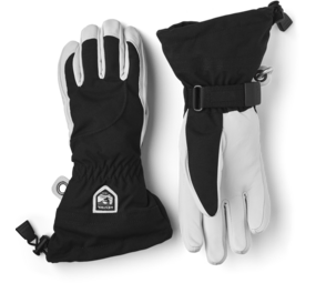 Hestra Heli Ski Female 5 Finger - Black/Offwhite Hestra Heli Ski Female 5 Finger - Black/Offwhite