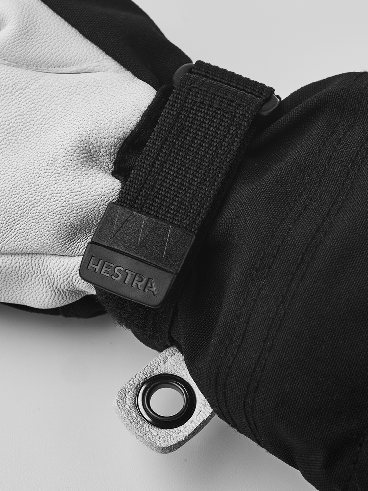 Hestra Army Leather Heli Ski Jr. 5 Finger - Black Hestra Army Leather Heli Ski Jr. 5 Finger - Black