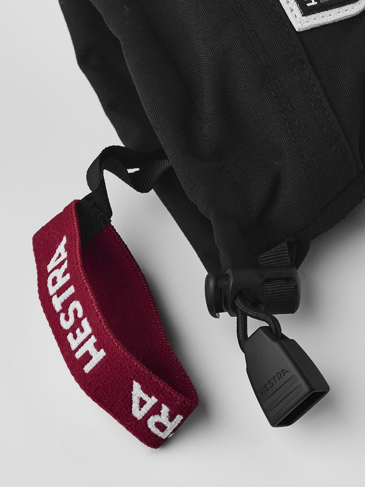 Hestra Army Leather Heli Ski Jr. 5 Finger - Black Hestra Army Leather Heli Ski Jr. 5 Finger - Black