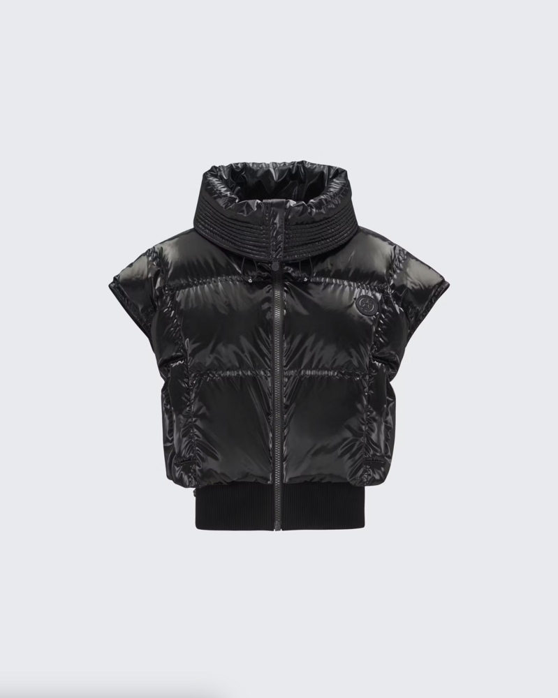 Perfect Moment Sierra Down Vest - Black Liquid