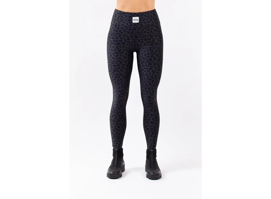 Eivy, Icecold Tights thermal pants women snow leopard black, grey