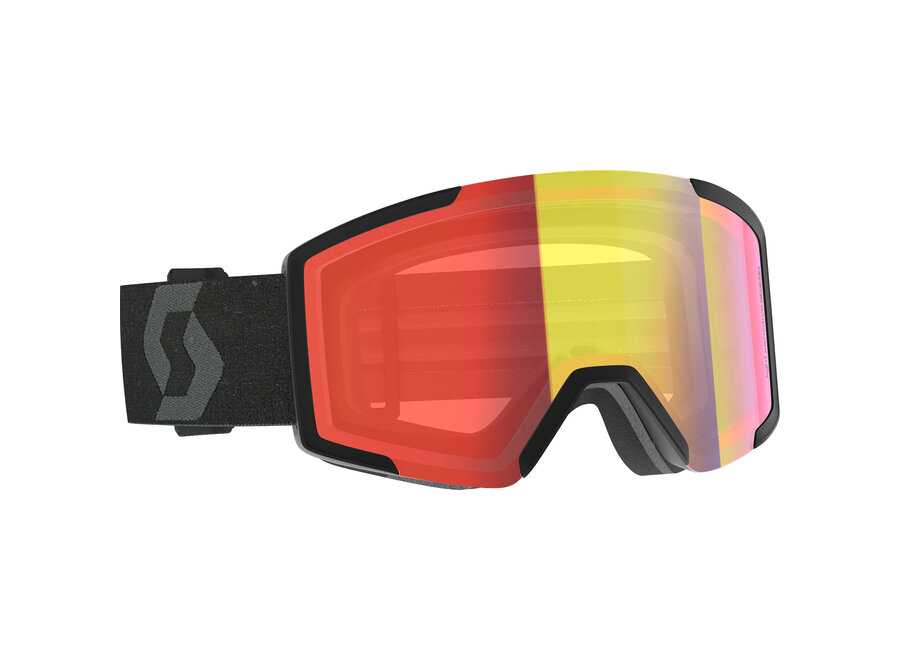 SCO Goggle Shield LS - Mineral Black - Light Sensitive Red