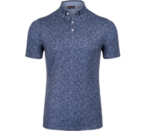 Kjus Lance Printed Polo S/S - Blue Fog/Atlanta Blue Kjus Lance Printed Polo S/S - Blue Fog/Atlanta Blue