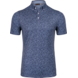 Kjus Lance Printed Polo  S/S - Blue Fog/Atlanta Blue