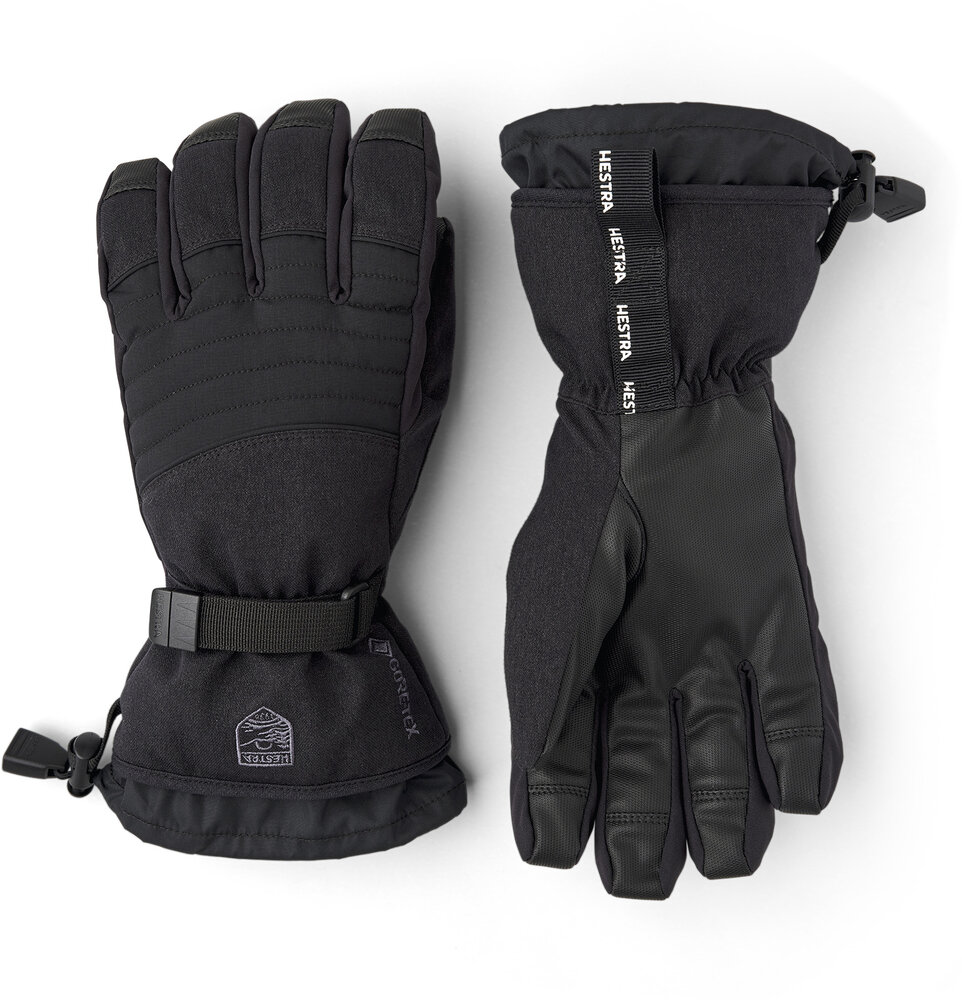 Hestra Gore-Tex Perform 5 Finger - Black/Black Hestra Gore-Tex Perform 5 Finger - Black/Black
