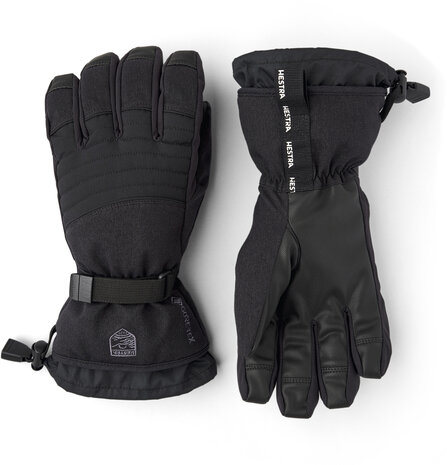 Hestra Gore-Tex Perform 5 Finger - Black/Black Hestra Gore-Tex Perform 5 Finger - Black/Black