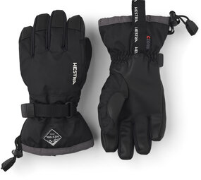 Hestra Gauntlet Czone Jr. 5 Finger - Black/Graphite Hestra Gauntlet Czone Jr. 5 Finger - Black/Graphite