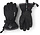 Gauntlet Czone Jr. 5 Finger - Black/Graphite