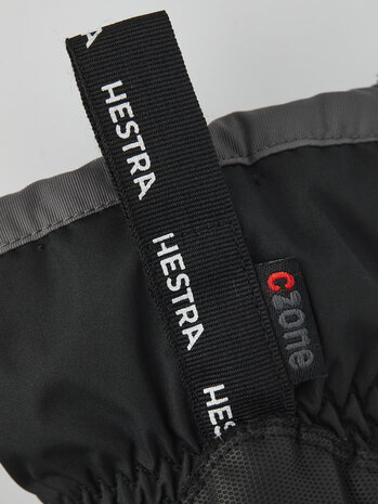 Hestra Gauntlet Czone Jr. 5 Finger - Black/Graphite