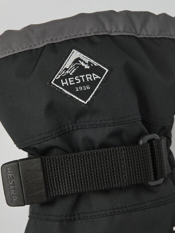 Hestra Gauntlet Czone Jr. 5 Finger - Black/Graphite