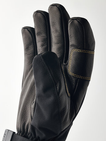 Hestra Army Leather Gore-Tex 5 Finger – Black/Black Hestra Army Leather Gore-Tex 5 Finger – Black/Black