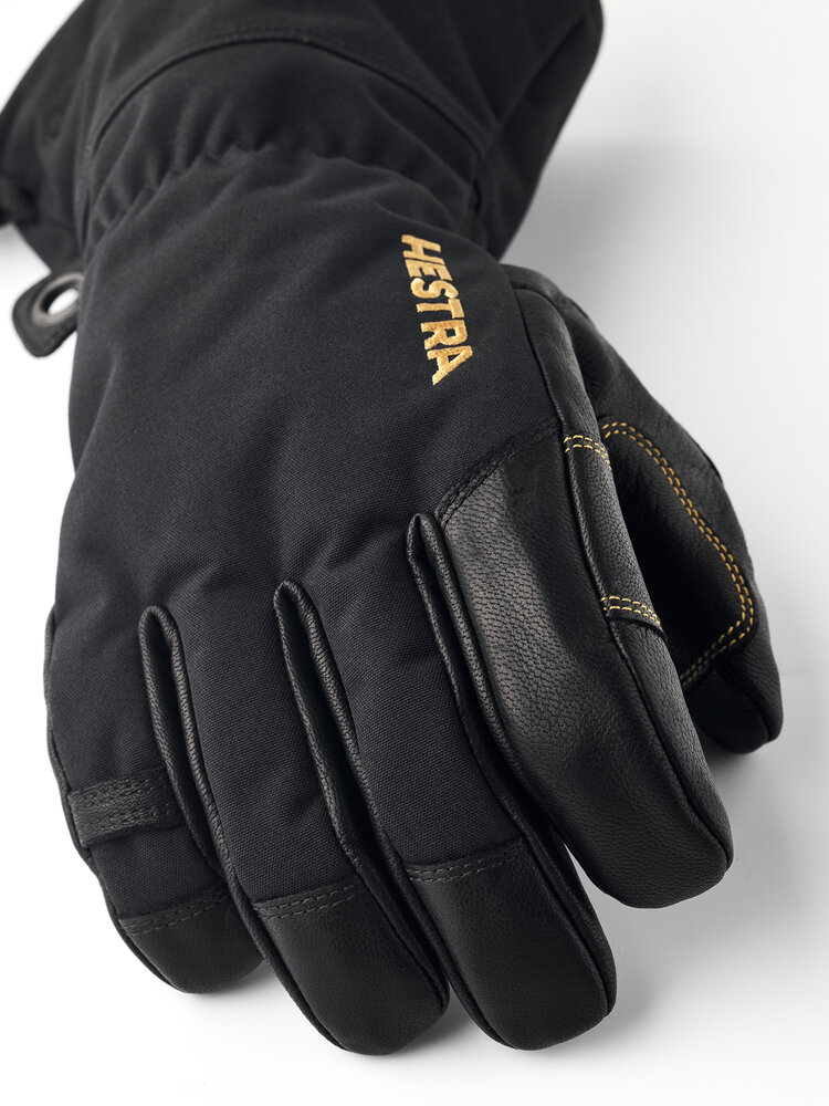 Hestra Army Leather Gore-Tex 5 Finger – Black/Black Hestra Army Leather Gore-Tex 5 Finger – Black/Black