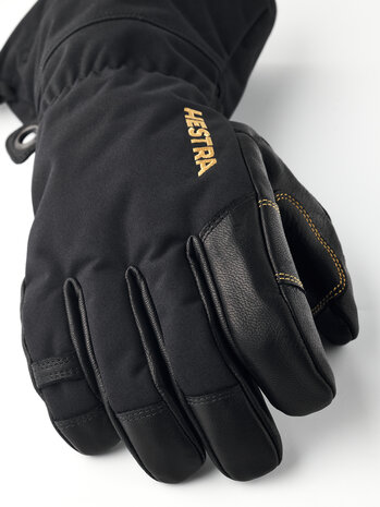Hestra Army Leather Gore-Tex 5 Finger – Black/Black Hestra Army Leather Gore-Tex 5 Finger – Black/Black