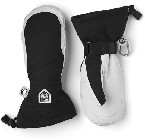 Hestra Heli Ski Female Mitt - Black/Offwhite Hestra Heli Ski Female Mitt - Black/Offwhite