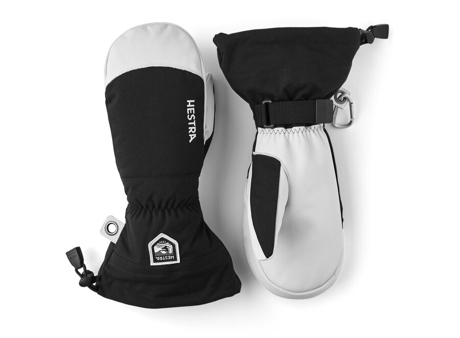 Army Leather Heli Ski Mitt – Black