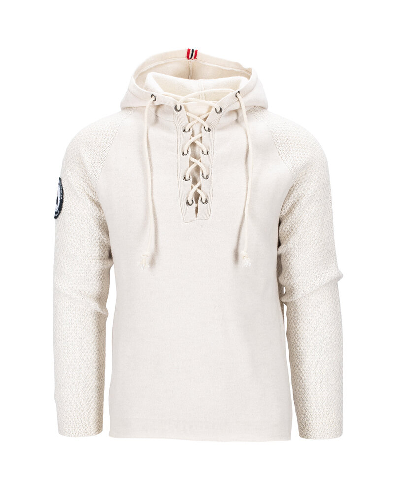 Amundsen Boiled Hoodie Laced – Oatmeal