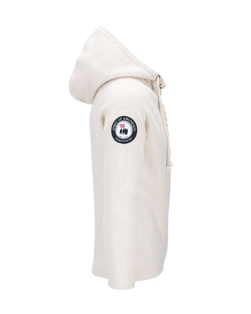 Amundsen Boiled Hoodie Laced – Oatmeal
