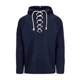 Amundsen Men's Boiled Hoodie Laced - Faded Navy