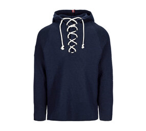 Amundsen Boiled Hoodie Laced - Faded Navy Amundsen Boiled Hoodie Laced - Faded Navy