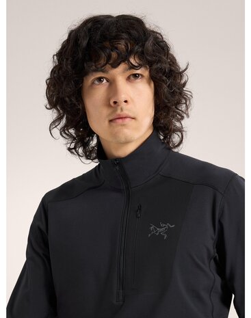 Arc'Teryx Rho Lt Zip Neck – Black Arc'Teryx Rho Lt Zip Neck – Black