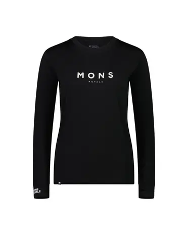 Mons Royale Yotei Merino Classic Long Sleeve - Black Mons Royale Yotei Merino Classic Long Sleeve - Black