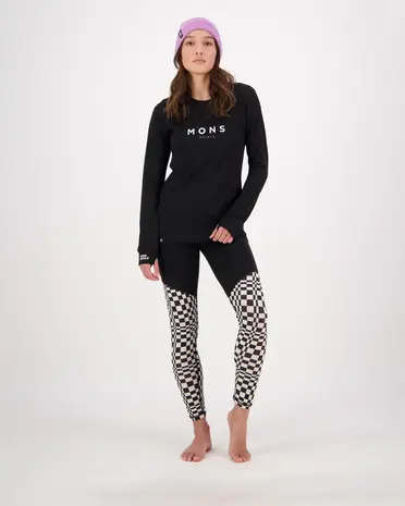 Mons Royale Yotei Merino Classic Long Sleeve - Black Mons Royale Yotei Merino Classic Long Sleeve - Black