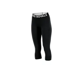 Mons Royale Women’s Cascade Merino Base Layer 3/4 Legging - Black