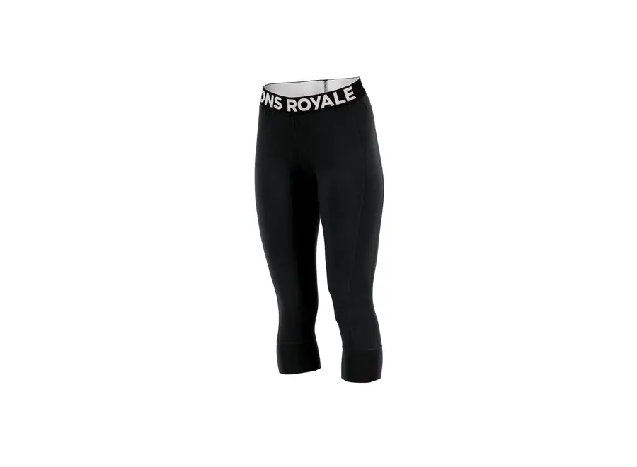 Women’s Cascade Merino Base Layer 3/4 Legging - Black