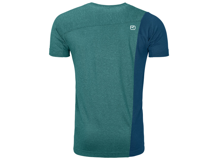 Men's 170 Cool Vertical T-shirt - Pacific Green Blend