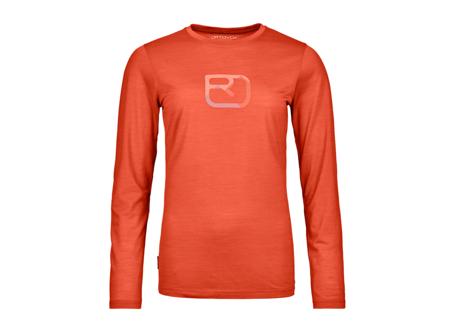 Women's 150 Cool MTN Silhouette Long Sleeve - Sunset Orange