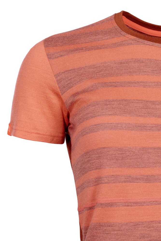 Ortovox 185 Rock'N'Wool Short Sleeve - Coral