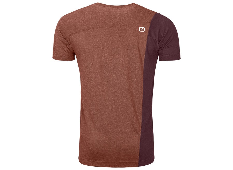 Men's 170 Cool Vertical T-shirt - Clay Orange Blend