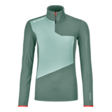 Ortovox Fleece Light Zip Neck - Arctic Grey Ortovox Fleece Light Zip Neck - Arctic Grey
