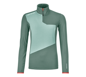 Ortovox Fleece Light Zip Neck - Arctic Grey Ortovox Fleece Light Zip Neck - Arctic Grey