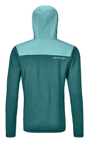 Ortovox Fleece Plus Anorak - Pacific Green