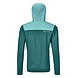 Ortovox Fleece Plus Anorak - Pacific Green