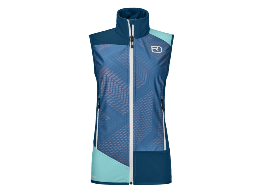 Women's Col Becchei Vest - Coral