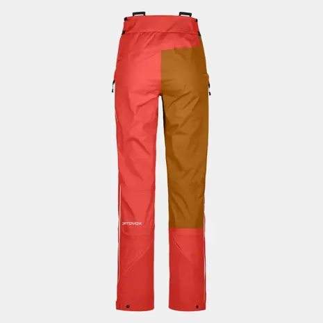 Ortovox 3L Ortler Pants - Coral